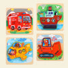3D Wooden Tangram Puzzle Set for Kids – Cartoon Animals & Traffic Themes