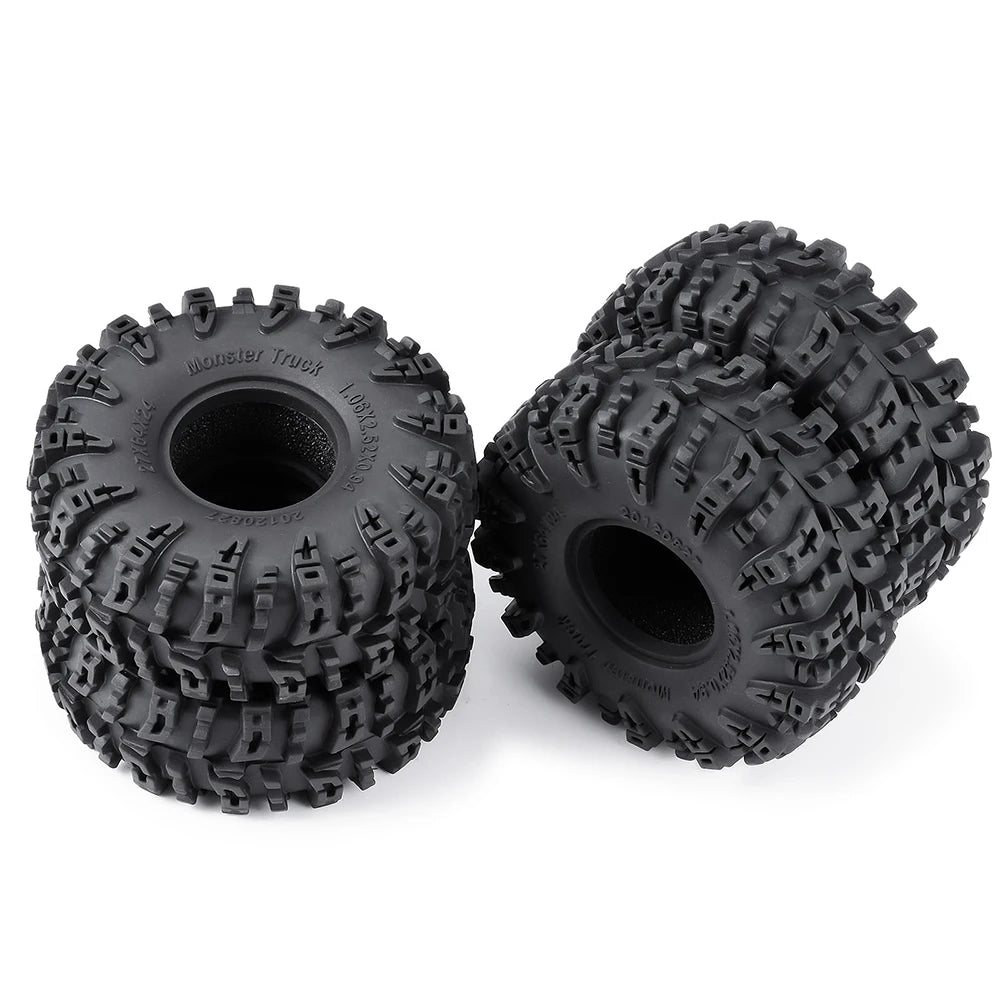 Mud Terrain RC Tires for 1/18 and 1/24 Micro Crawlers