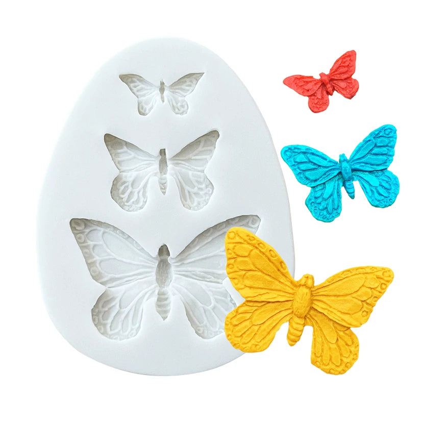 Butterfly Silicone Cake Mould for Fondant & Chocolate Decorating