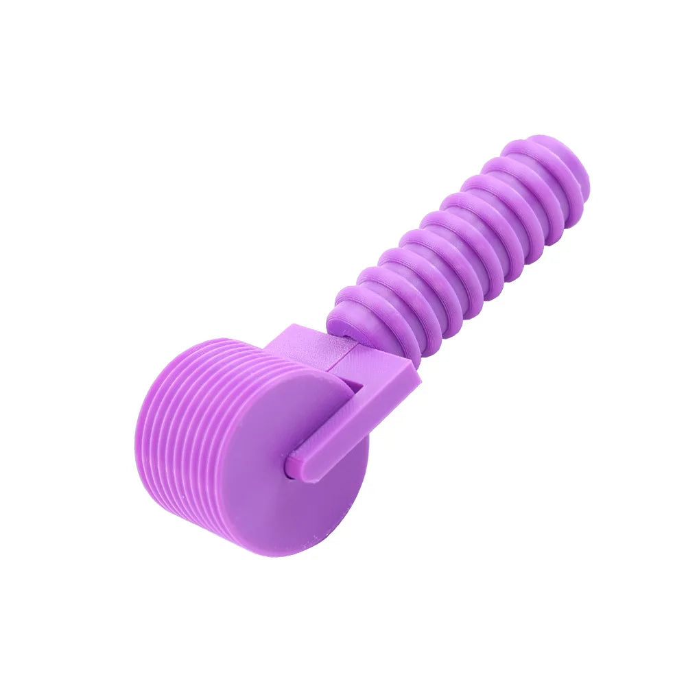 Purple detachable diamond painting roller with a smooth rolling cylinder