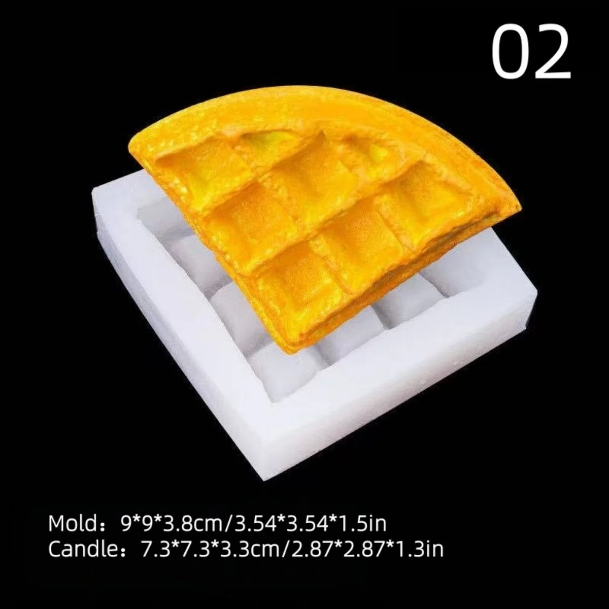 3D Food Silicone Candle Mold Set