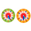 Wooden Montessori Clock Toy for Kids Learning Time
