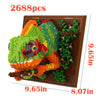 3D Mosaic Art Building Block Set — Shark, Eagle & Parrot Designs