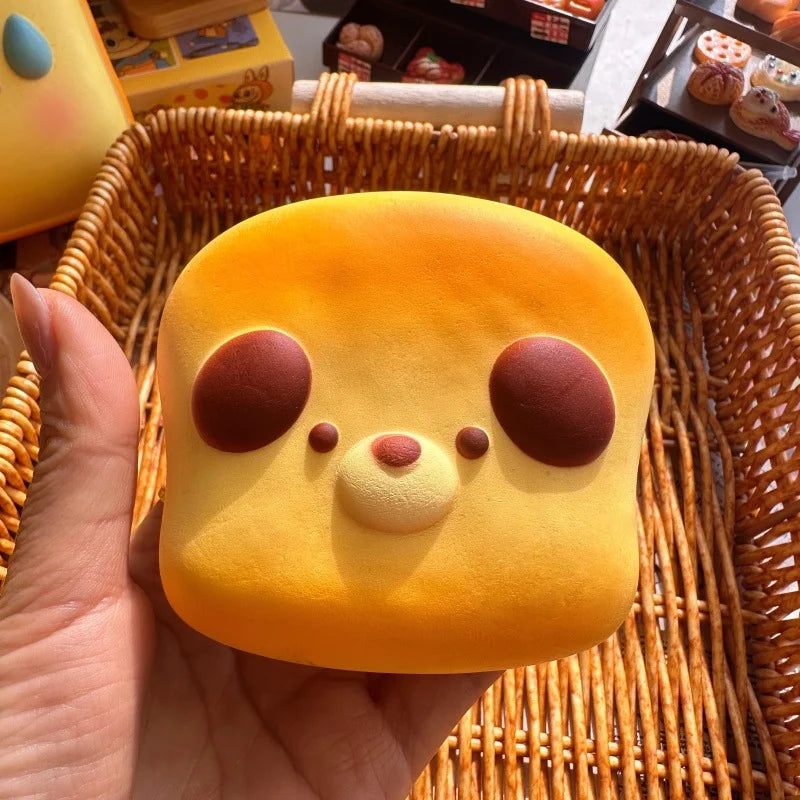 Cute Cartoon Bread Squishy Toy – Stress Relief & Sensory Fidget