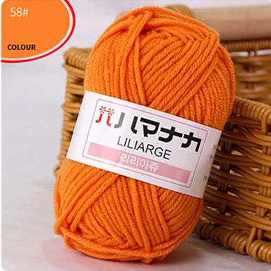 Milk Cotton Chenille Yarn for Soft Baby Knitting & Crochet