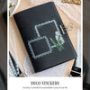 Lace Design Decorative Stickers for Journaling & Scrapbooking