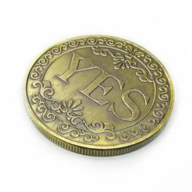 Yes or No Decision-Making Coin – Double-Sided Commemorative Badge