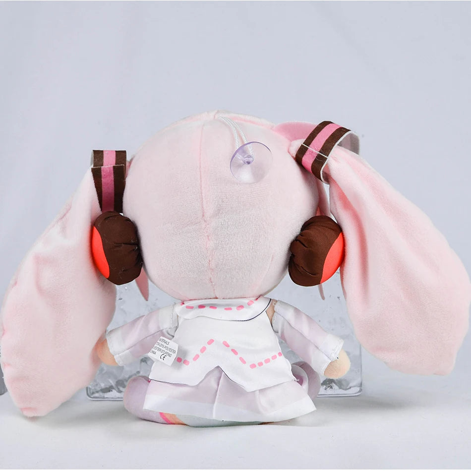 Hatsune Miku Plush Doll – Cute 20cm Anime Sitting Figure