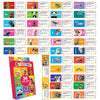 A box of 36 flash cards featuring animals, shapes, and colors for early learning.