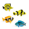 56-Piece Ocean Animal Figurines Set with Coral and Sea Creatures