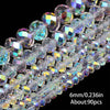 Austrian Crystal Beads with White AB Finish