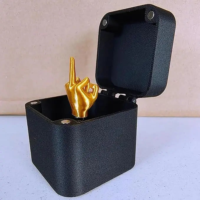 Funny Middle Finger Prank Gift Box - Hilarious Gag Gift for Birthdays, Christmas & More