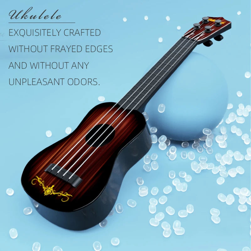 Kids' Ukulele Toy Guitar with Pick for Musical Fun
