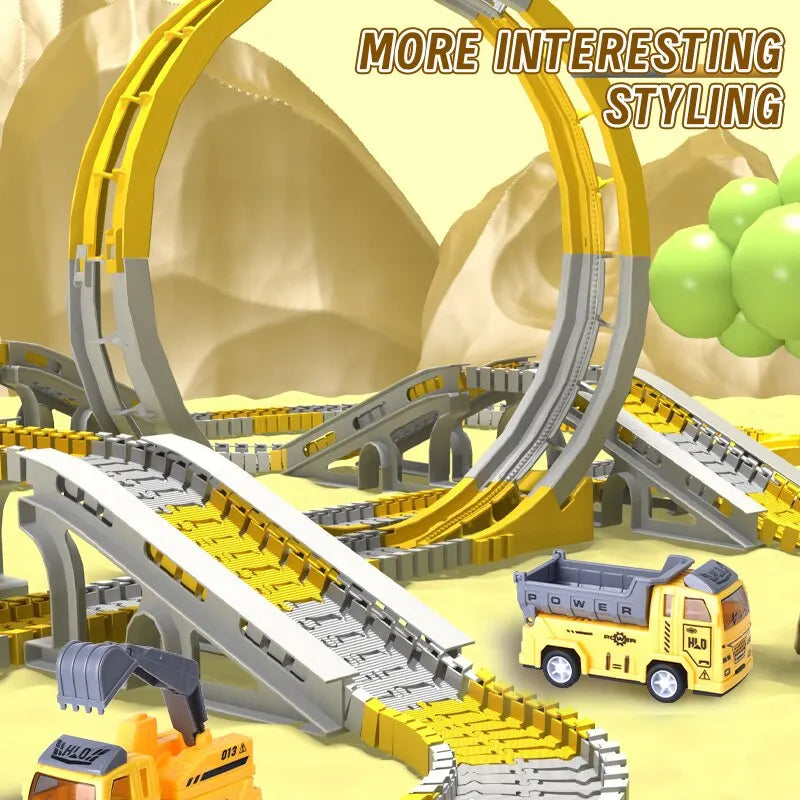 DIY Electric Track Car Building Set