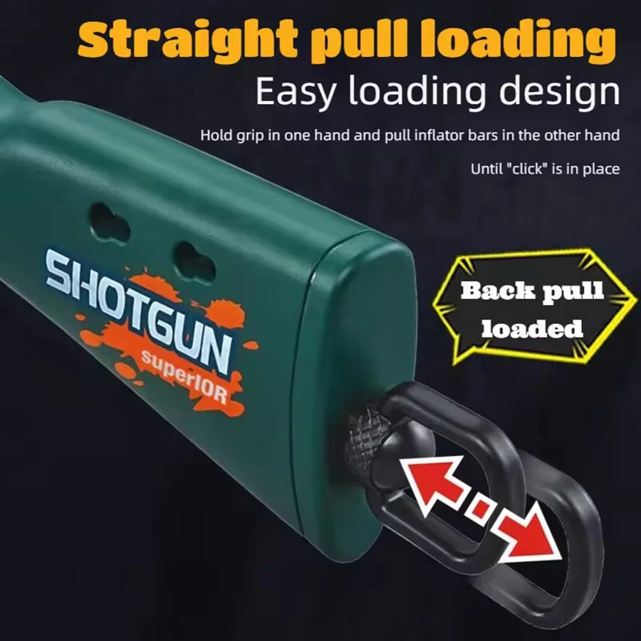Mini Shell-Ejecting Toy Rifle with Soft Bullets
