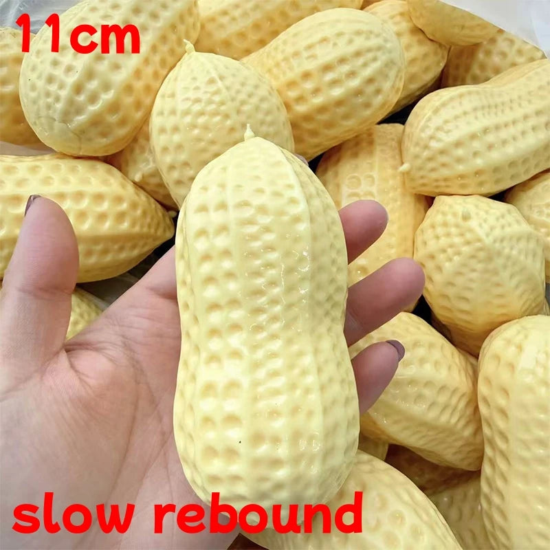 Buttery-Soft Squishy Peanut Stress Ball