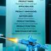 Electric Water Gun with Long-Range Shooting and Light Effects