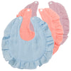 Soft Muslin Cotton Baby Bibs (3-Pack) with Snap Closure