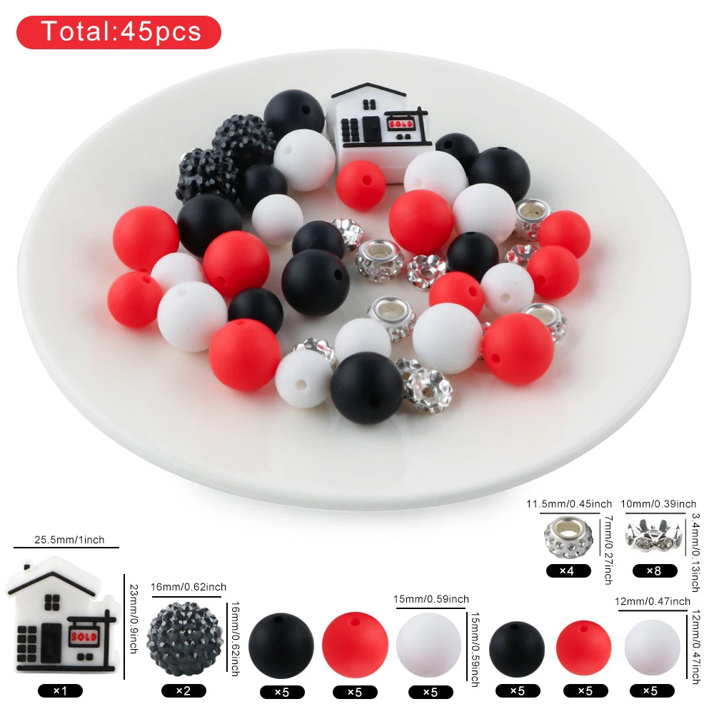 3D Animal Silicone Beads Set for Jewelry Making