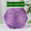 Mercerized Cotton Lace Yarn – Soft, Smooth & Ideal for Summer Knitting