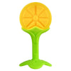 Strawberry-Shaped Silicone Baby Teether for Soothing Gums
