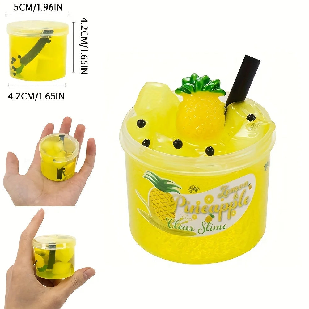 Watermelon Scented Jelly Cube Slime with Charms