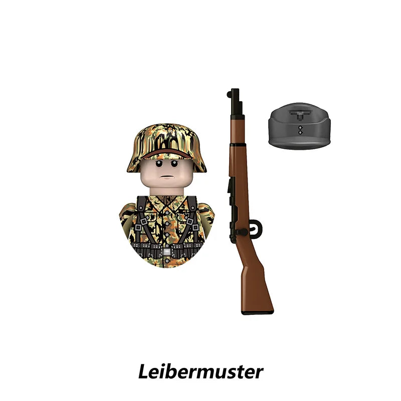 Mini Military Soldier Building Block Figures - Camouflage Airman Sets