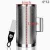 Stainless Steel Guiro with Scraper – Latin Percussion Instrument