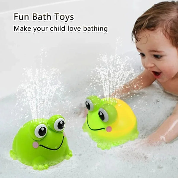 Automatic Spraying Bath Toys - Smart Sensor Whale & Frog Water Play for Kids
