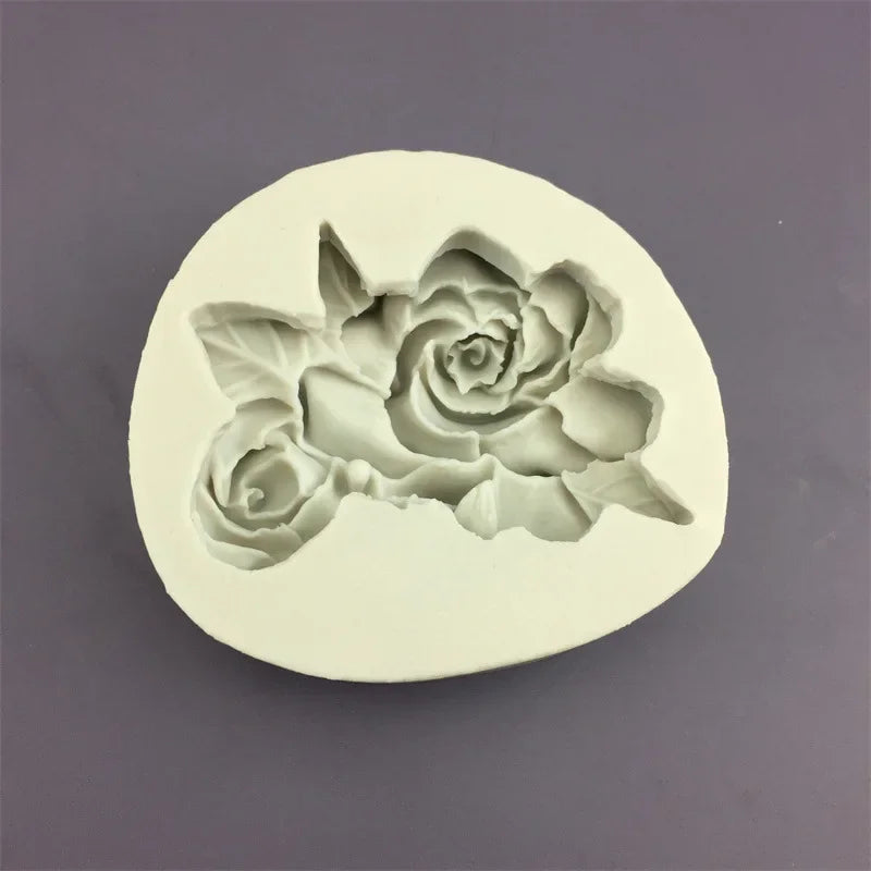 3D Flower Silicone Mold for Baking, Fondant, and Soap Making