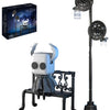 Hollow Knight Building Blocks Set – Ghost Figure with Street Lighting