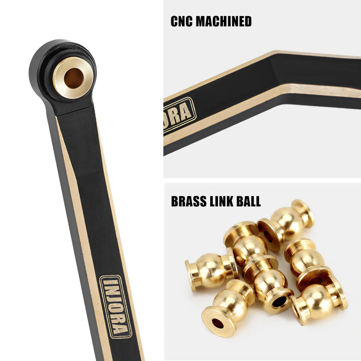 Brass High Clearance Chassis Links for 1/24 RC Crawler