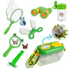 Kids Outdoor Insect Explorer Kit with Observation Jar & Net