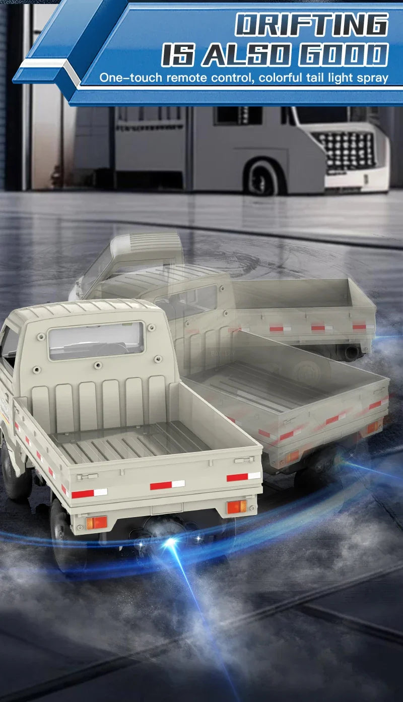 Remote Control Stunt Truck with LED Lights and Spray Effect