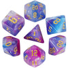 7-Piece Multicolor Polyhedral Dice Set for RPG and Tabletop Games