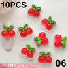 Fruit & Floral Resin Nail Art Decorations