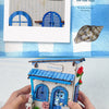 Beach Corner Book Nook Kit – Wooden Miniature Bookend with LED Light