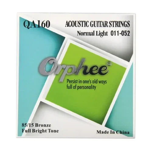 Packaging for Orphée Acoustic Guitar Strings 85/15 Bronze Full Bright Tone