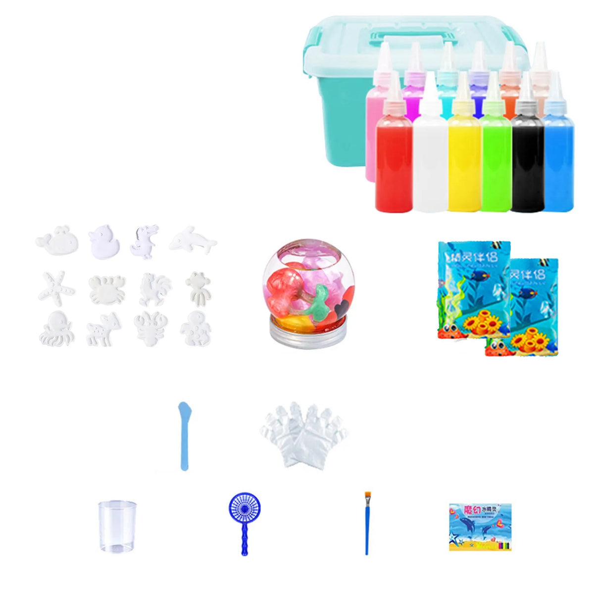 Magic Water Elf DIY Craft Kit – Create Colorful Ocean Creatures
