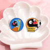 Hand-Painted Penguin Enamel Pin – Cute Cartoon Brooch for Bags, Hats & Jackets