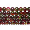 Natural Green Peridot Quartz Round Beads Strand