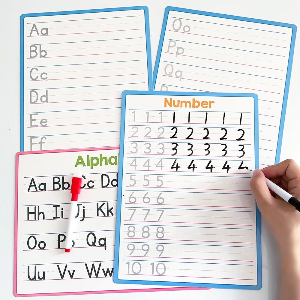 Reusable Dry Erase Handwriting Practice Board for Kids