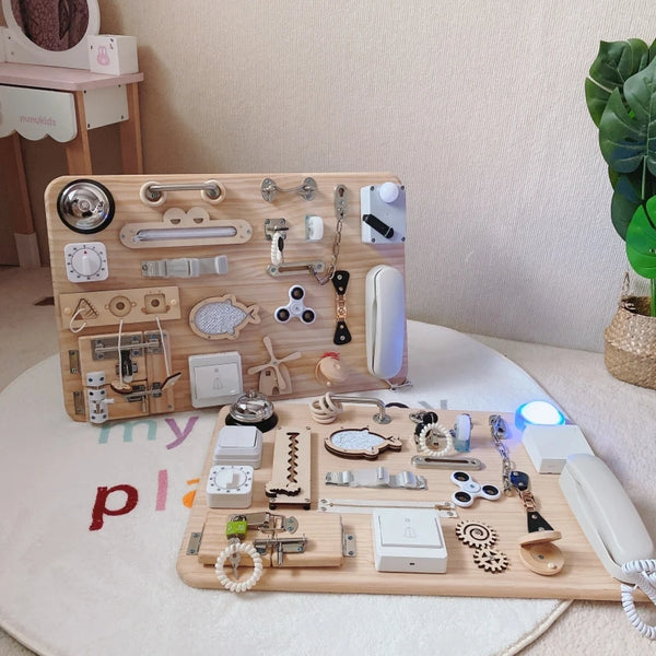 Montessori Busy Board DIY Parts Kit for Toddlers