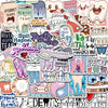 A collection of various dental and tooth-themed stickers featuring teeth, dentists, and related concepts.