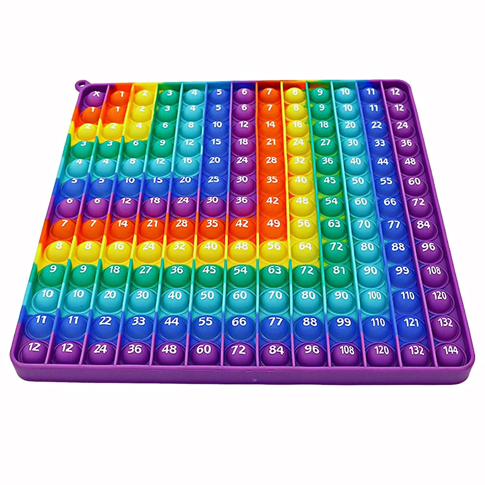 Rainbow Math Fidget Popper – Multiplication & Addition Practice Tool