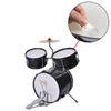 A black silicone drum dampening pad is shown being applied to a reflective surface.