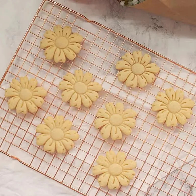 Floral Cookie Stamp & Cutter Set