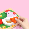 3D Wooden Tangram Puzzle Set for Kids – Cartoon Animals & Traffic Themes