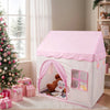 Pink Floral Castle Playhouse Tent for Kids