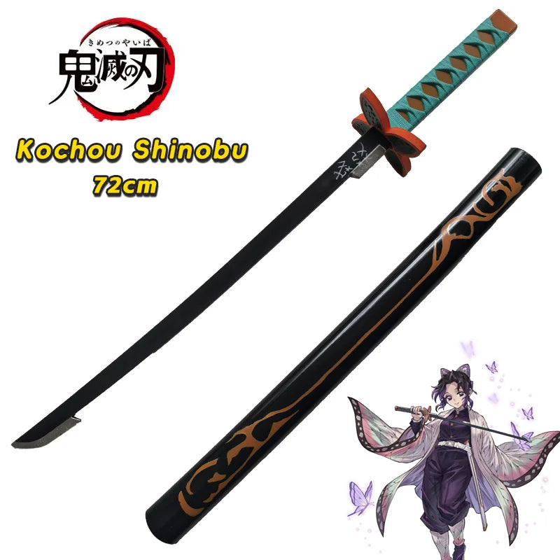 Demon Slayer Katana Cosplay Sword – Orange Rengoku & Kochou Kanae Style